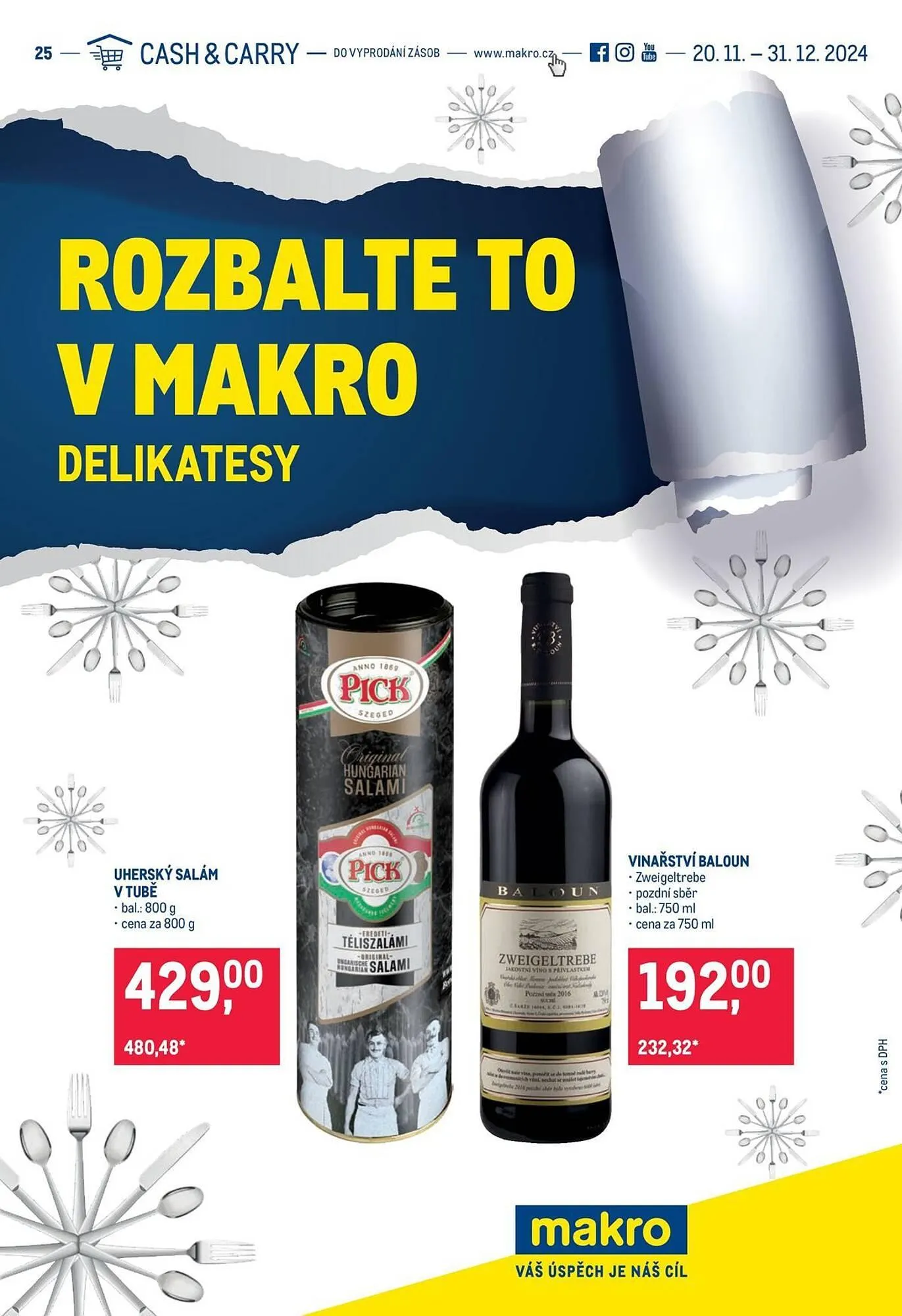 Makro leták - 20. listopadu 31. prosince 2024 - Page 1