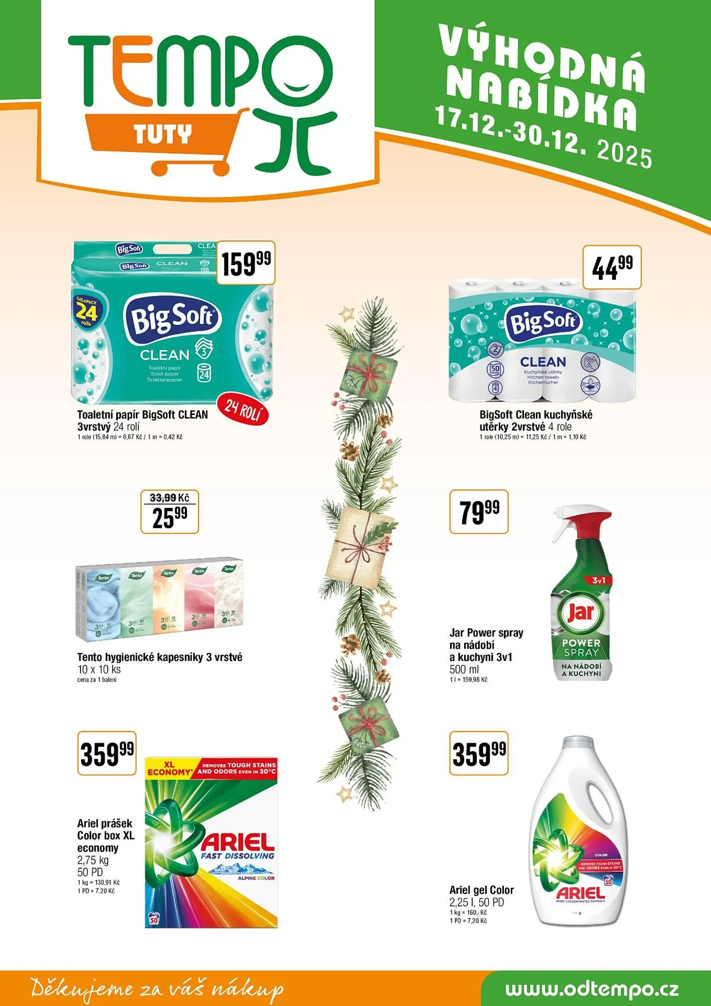 TEMPO leták - 17. prosince 31. prosince 2025 - Page 13