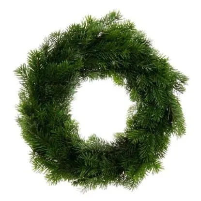 Věnec Nordmann poloviční nezdobený 27 cm