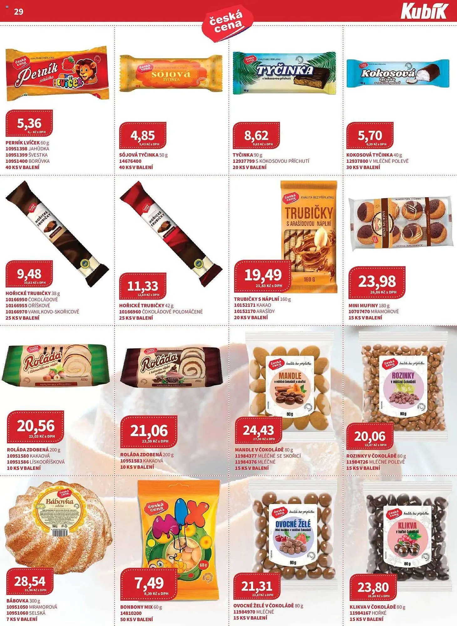 Kubík potraviny leták - 1. března 31. března 2026 - Page 29