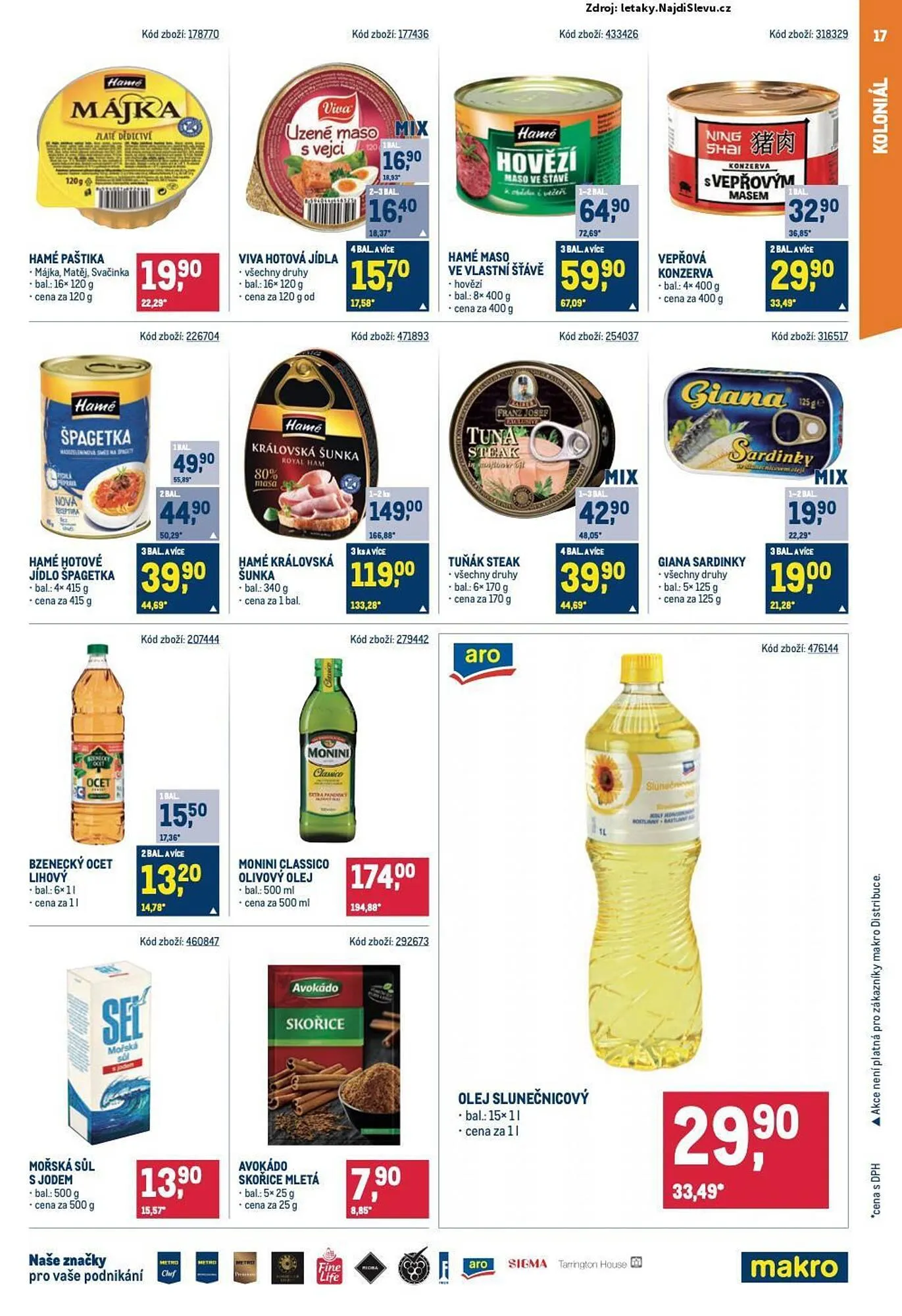 Makro leták - 20. listopadu 3. prosince 2024 - Page 17