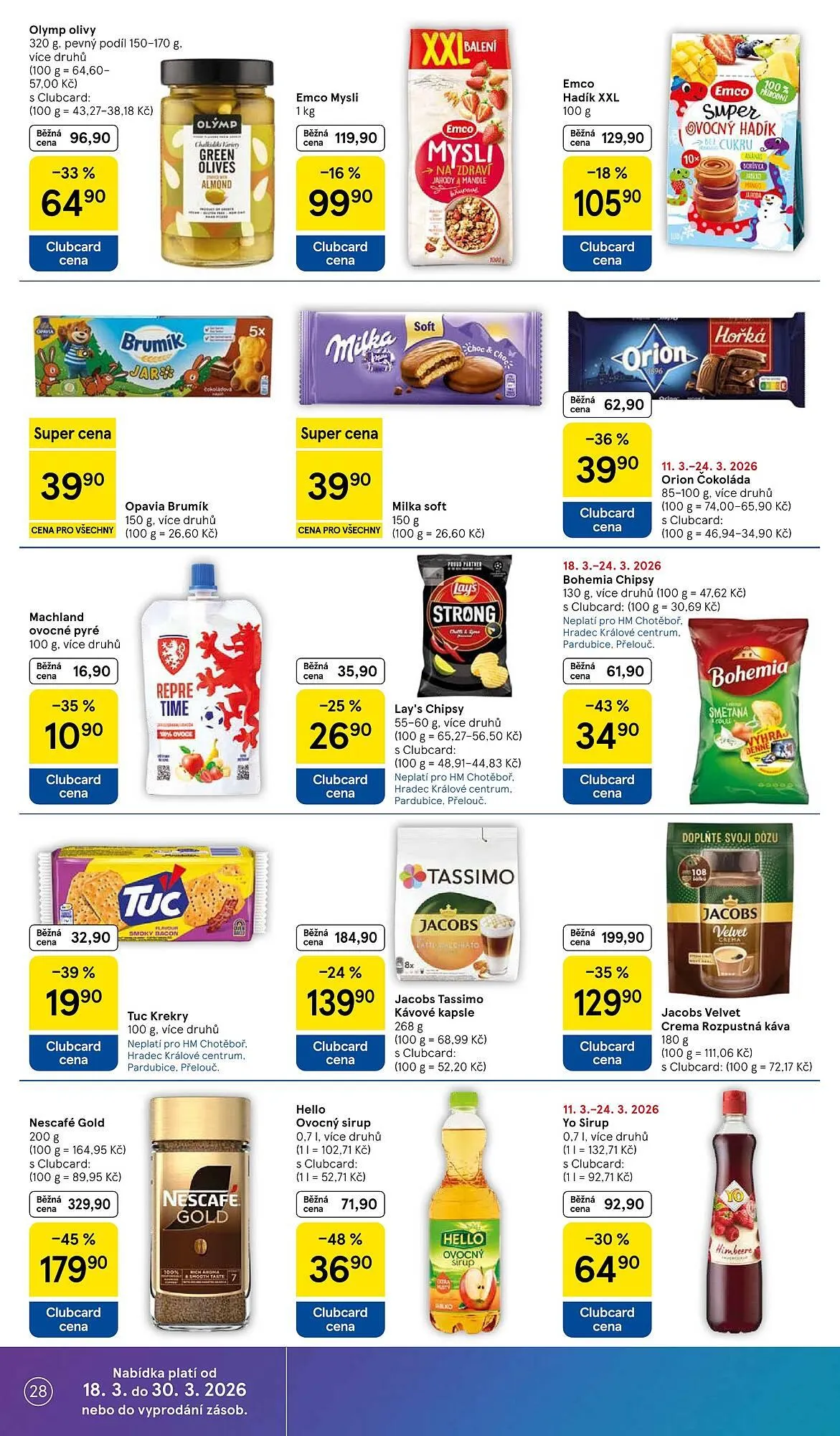 Tesco leták - 18. března 24. března 2026 - Page 28