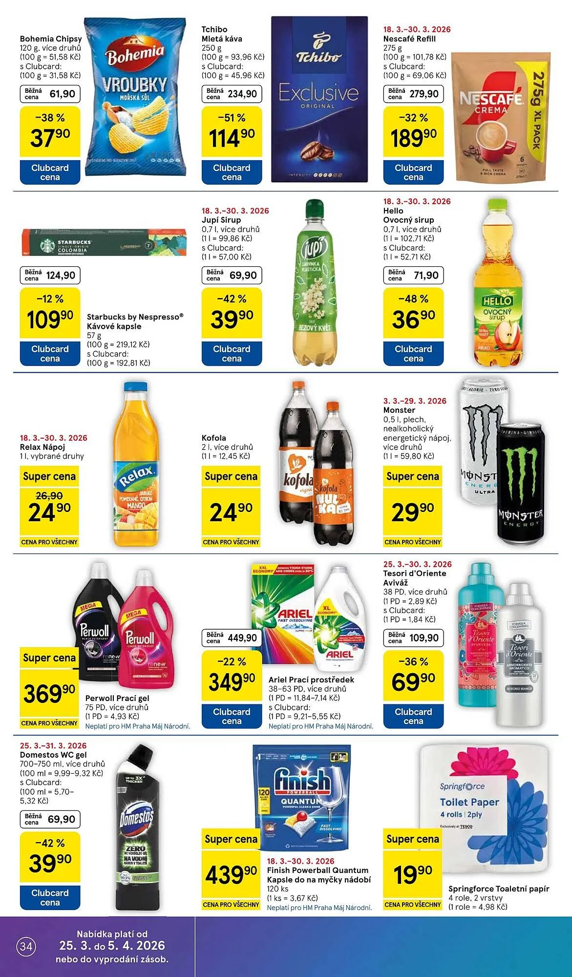 Tesco leták - 25. března 30. března 2026 - Page 34