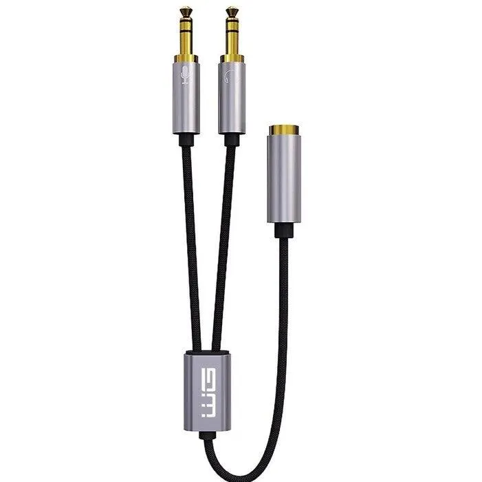 Redukce WG Jack 3,5mm (female) na 2x Jack 3,5mm (male)