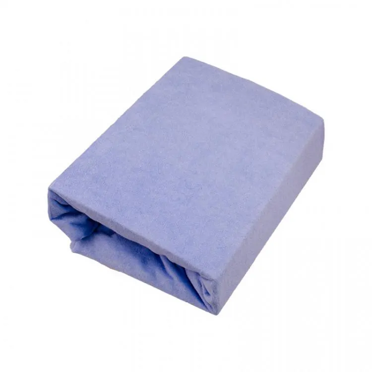 Prostěradlo froté Excellent nebesky modrá