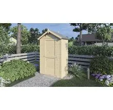 Dřevěný zahradní domek Cabin přírodní 120 x 60 cm vč. podlahy