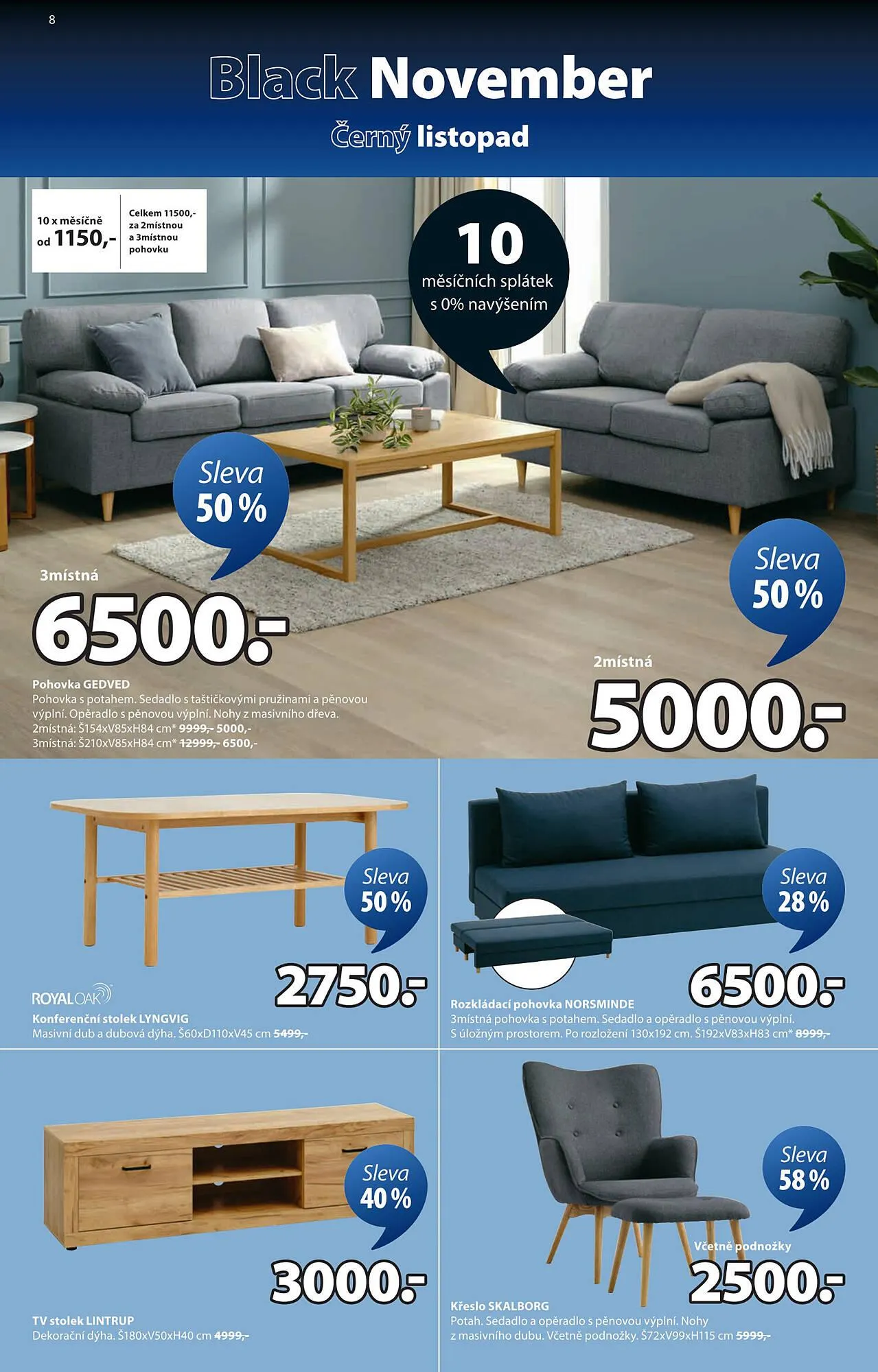 JYSK leták - 3. listopadu 23. listopadu 2025 - Page 9