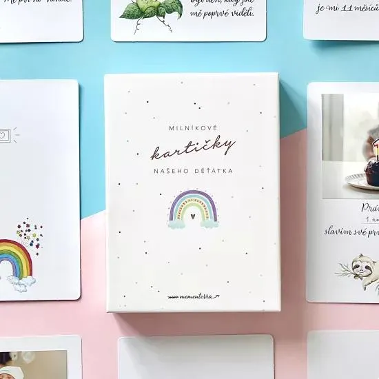 Milníkové kartičky našeho děťátka