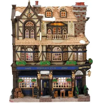 Lemax Vánoční dekorace domek Wesley´s Pub