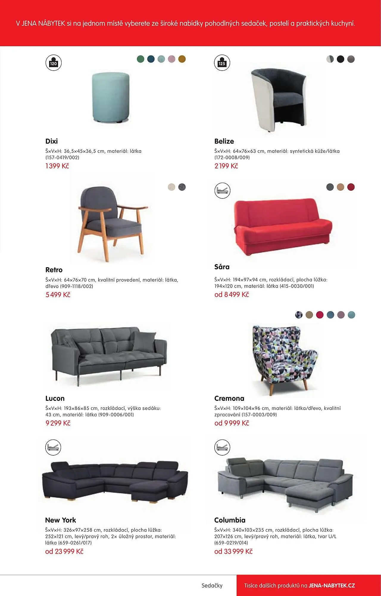 Jena Nábytek leták - 1. září 30. září 2023 - Page 3