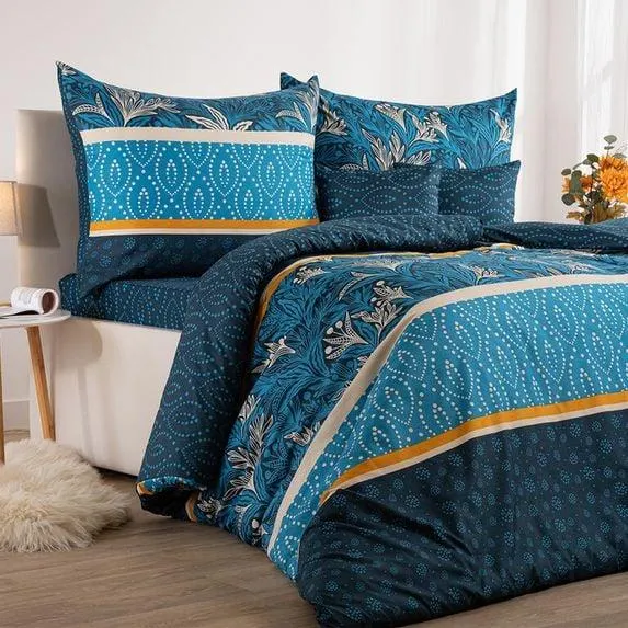 Ložní rodinná souprava z mikrovlákna GRACIOSA s prostěradly a povlaky na polštářky, sada 8 dílů na dvojlůžko