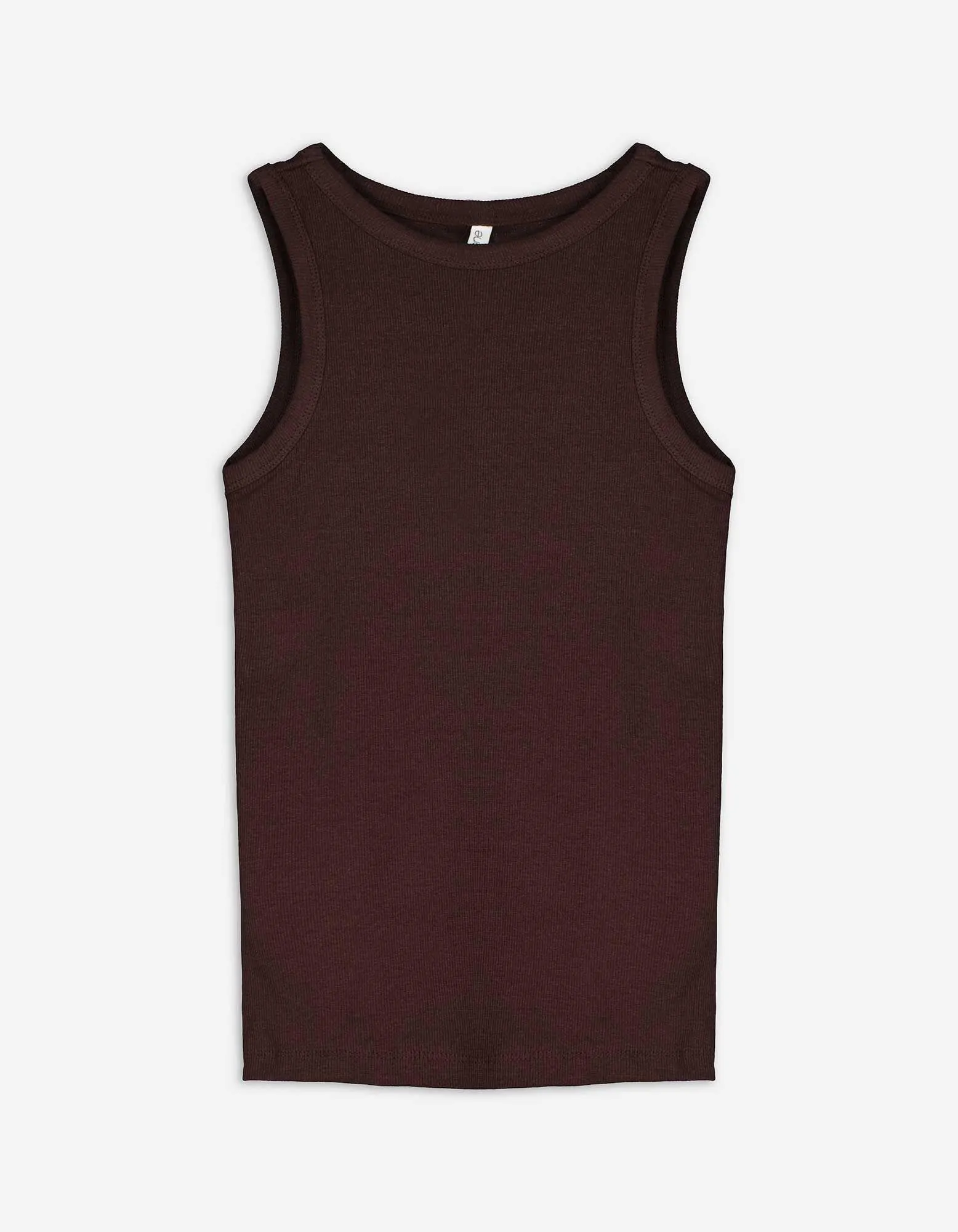 Top - Žebrová struktura - tmave hneda