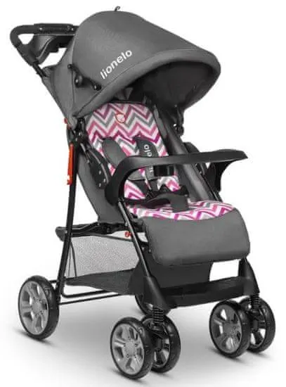 Lionelo Sportovní kočárek EMMA PLUS 2022 pink scandi