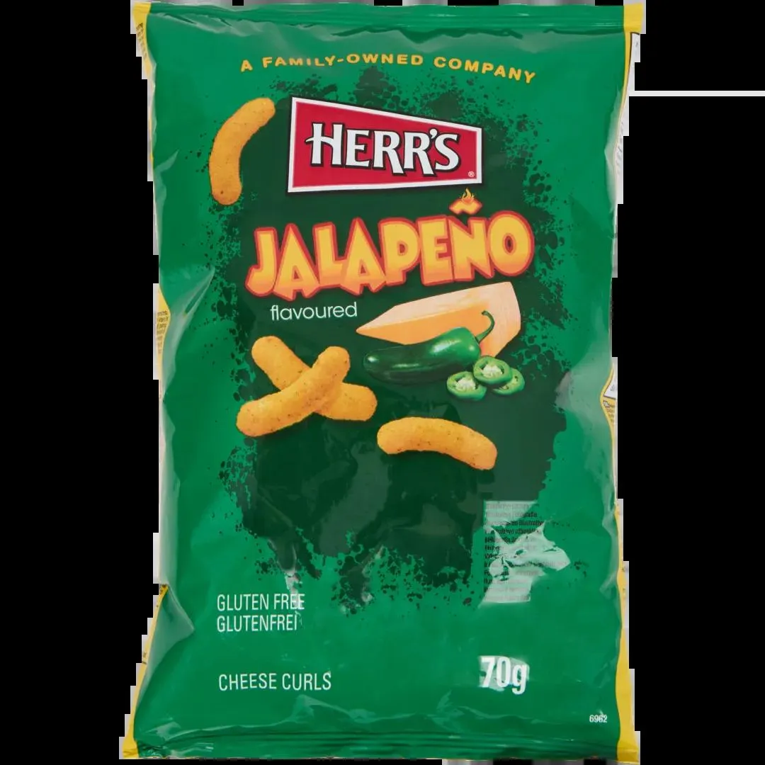 Sýrové chipsy Herr's Jalapeño