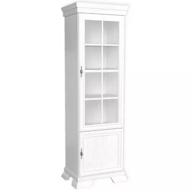 Vitrína Kora 58cm Bílá, KRW1