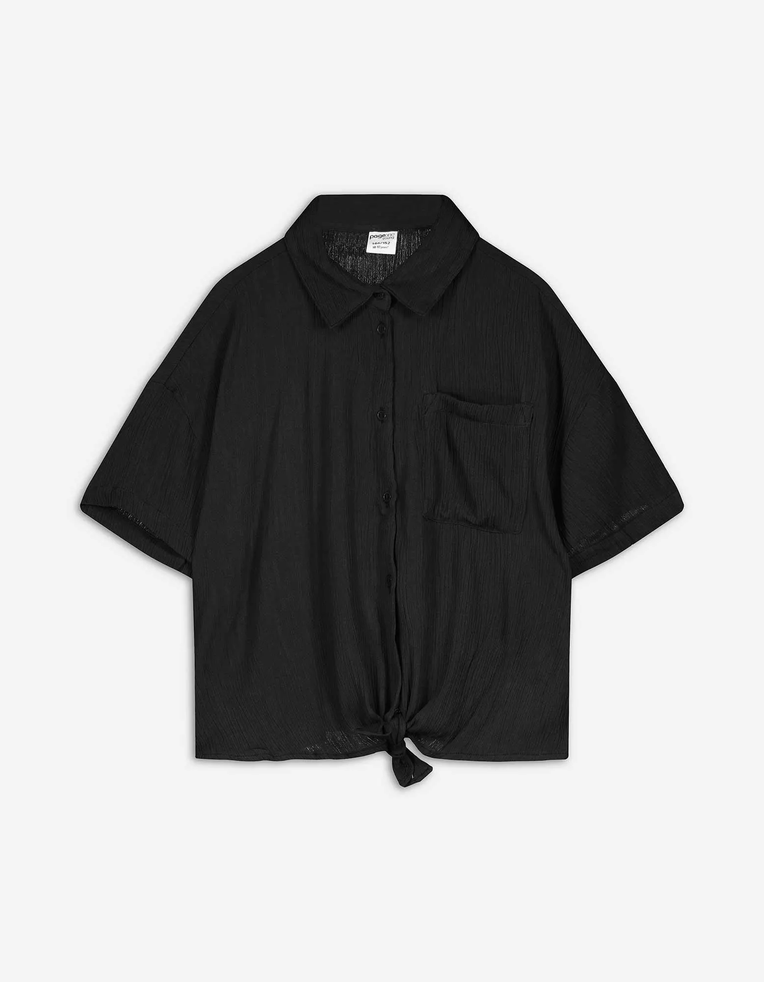 Košilová halenka - Malý uzel - tmave seda