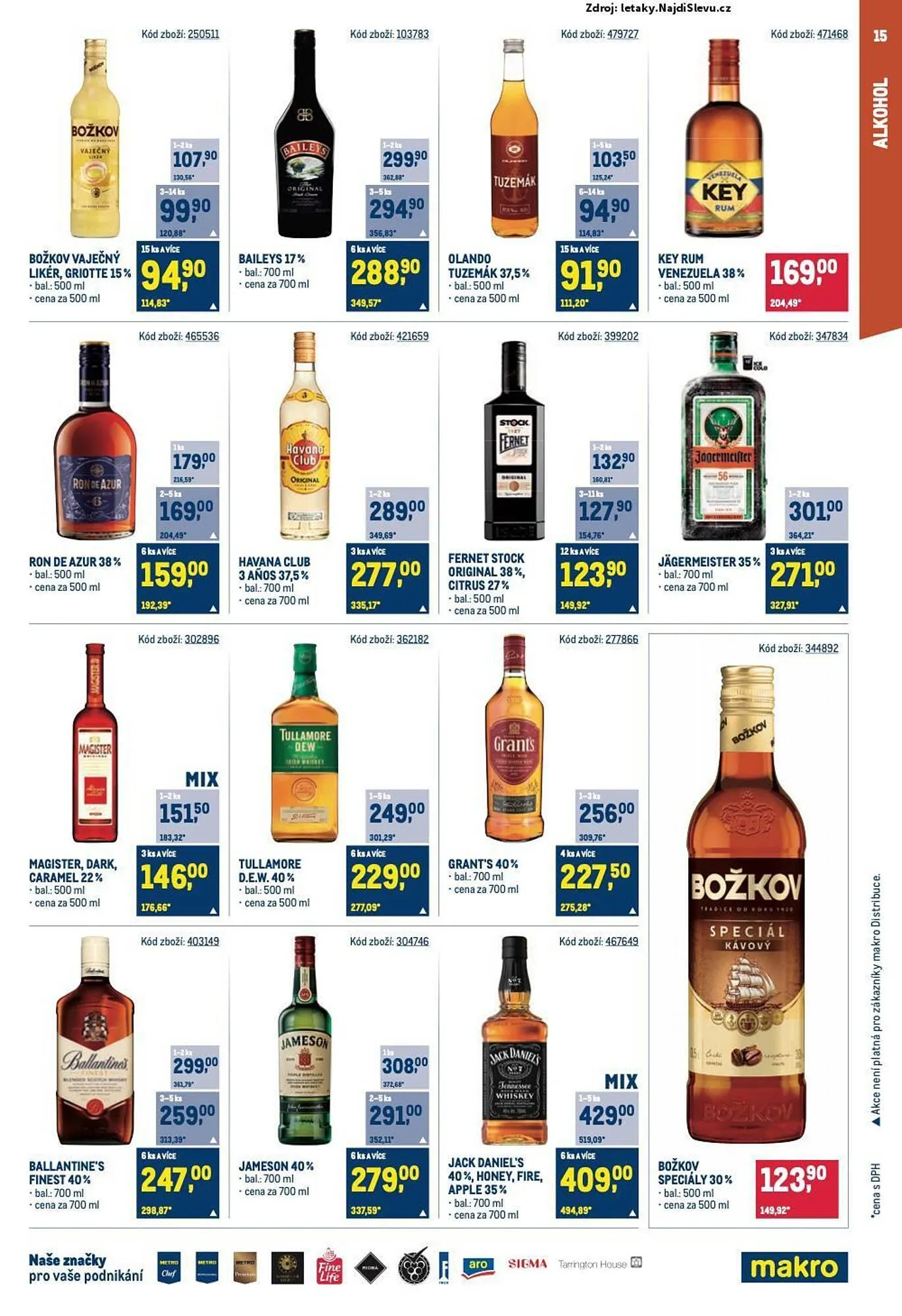Makro leták - 20. listopadu 3. prosince 2024 - Page 15