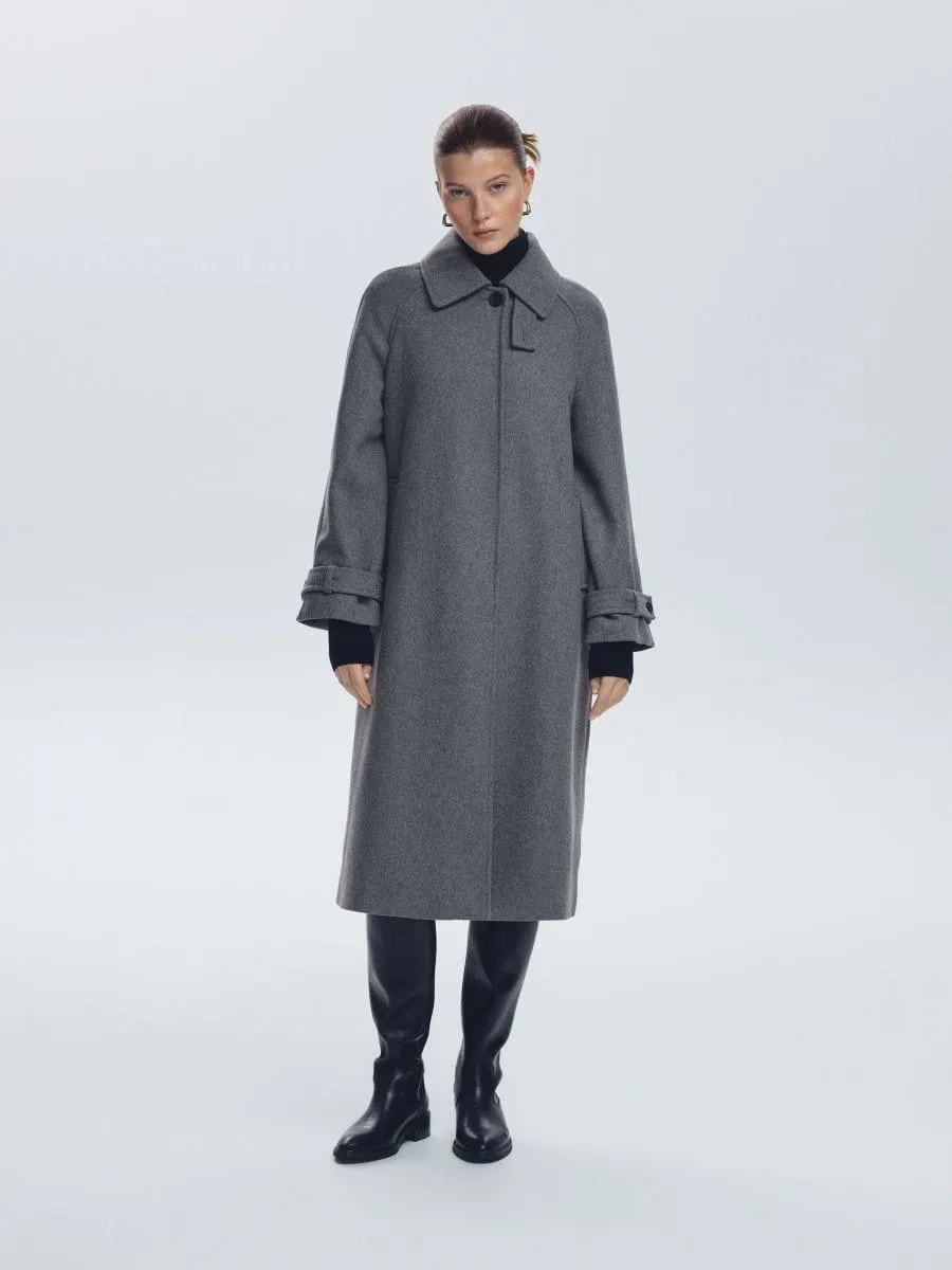 Kabát ze směsi vlny