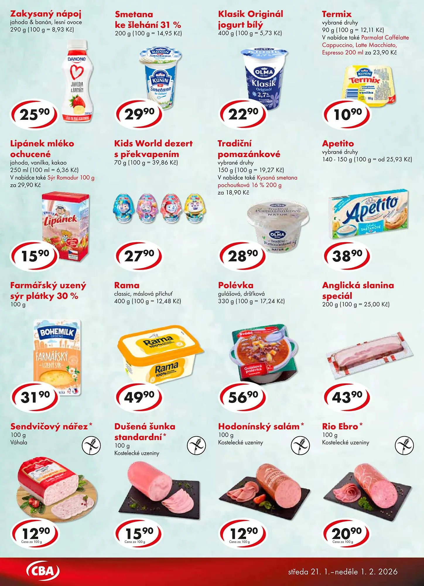 CBA leták - 21. ledna 1. února 2026 - Page 2