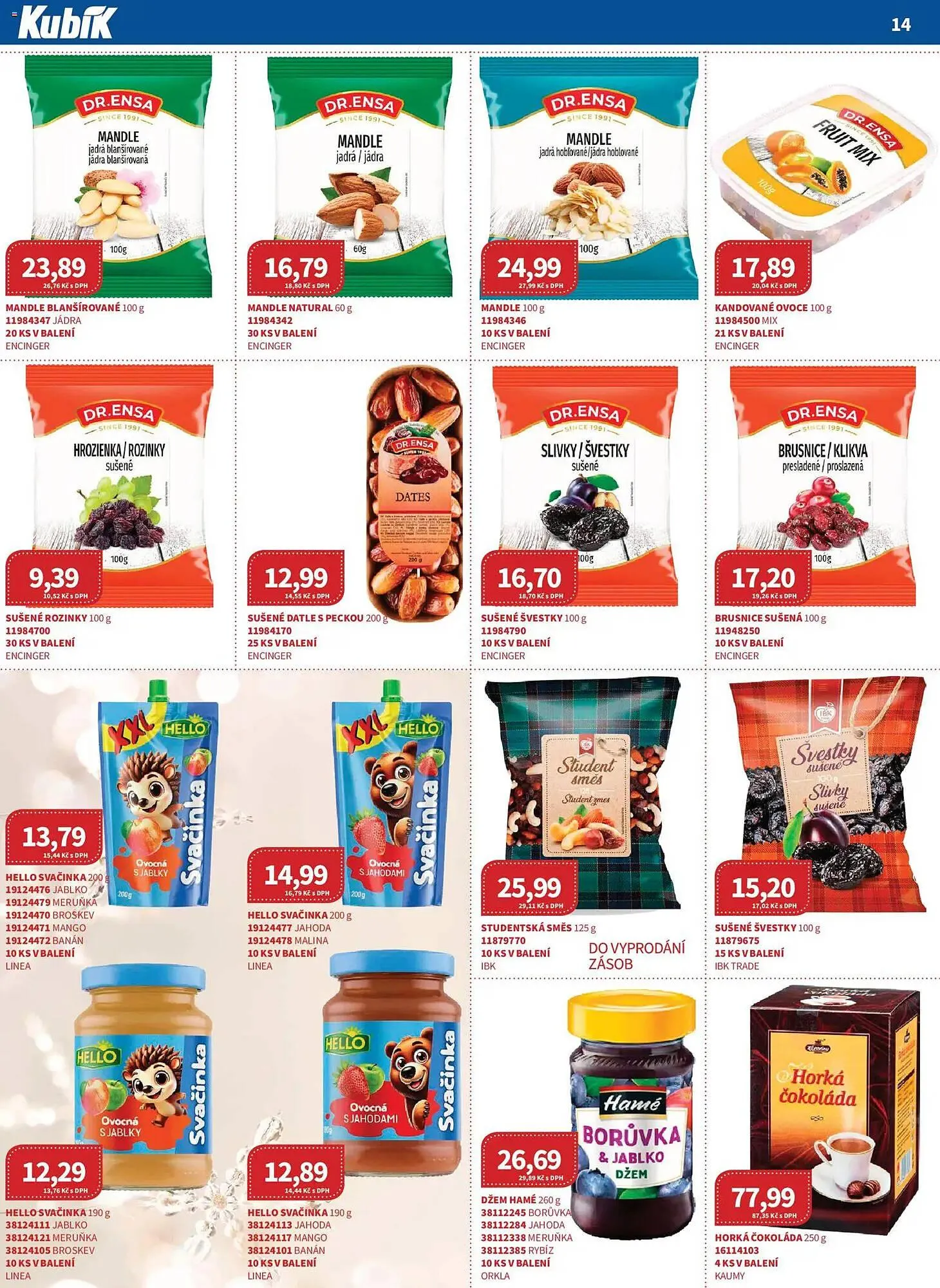 Kubík potraviny leták - 1. prosince 31. prosince 2025 - Page 14