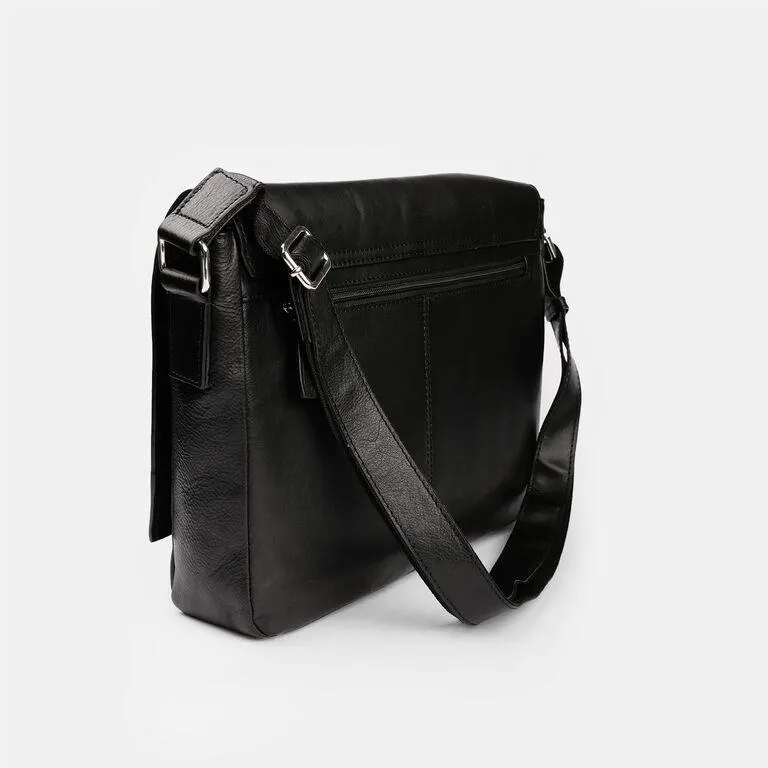 Kožená taška na notebook či dokumenty s popruhem přes rameno