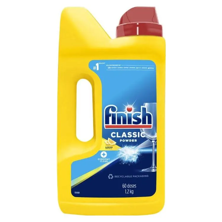 Finish prášek do myčky Power Powder Lemon, 1,2 kg