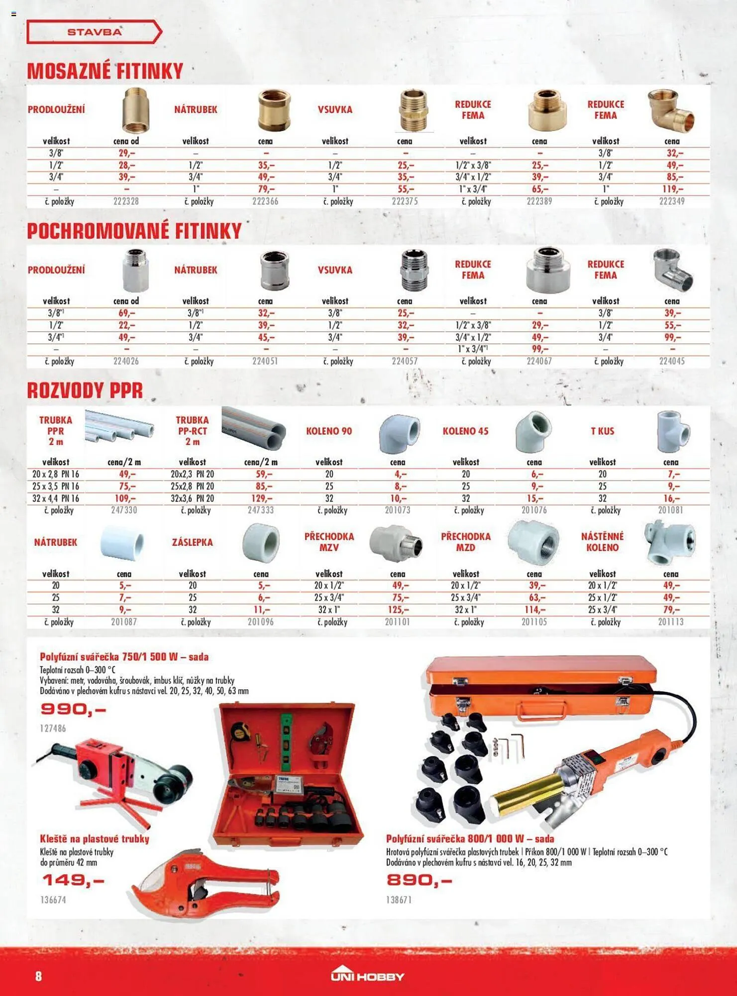 Uni Hobby leták - 1. srpna 25. srpna 2024 - Page 8