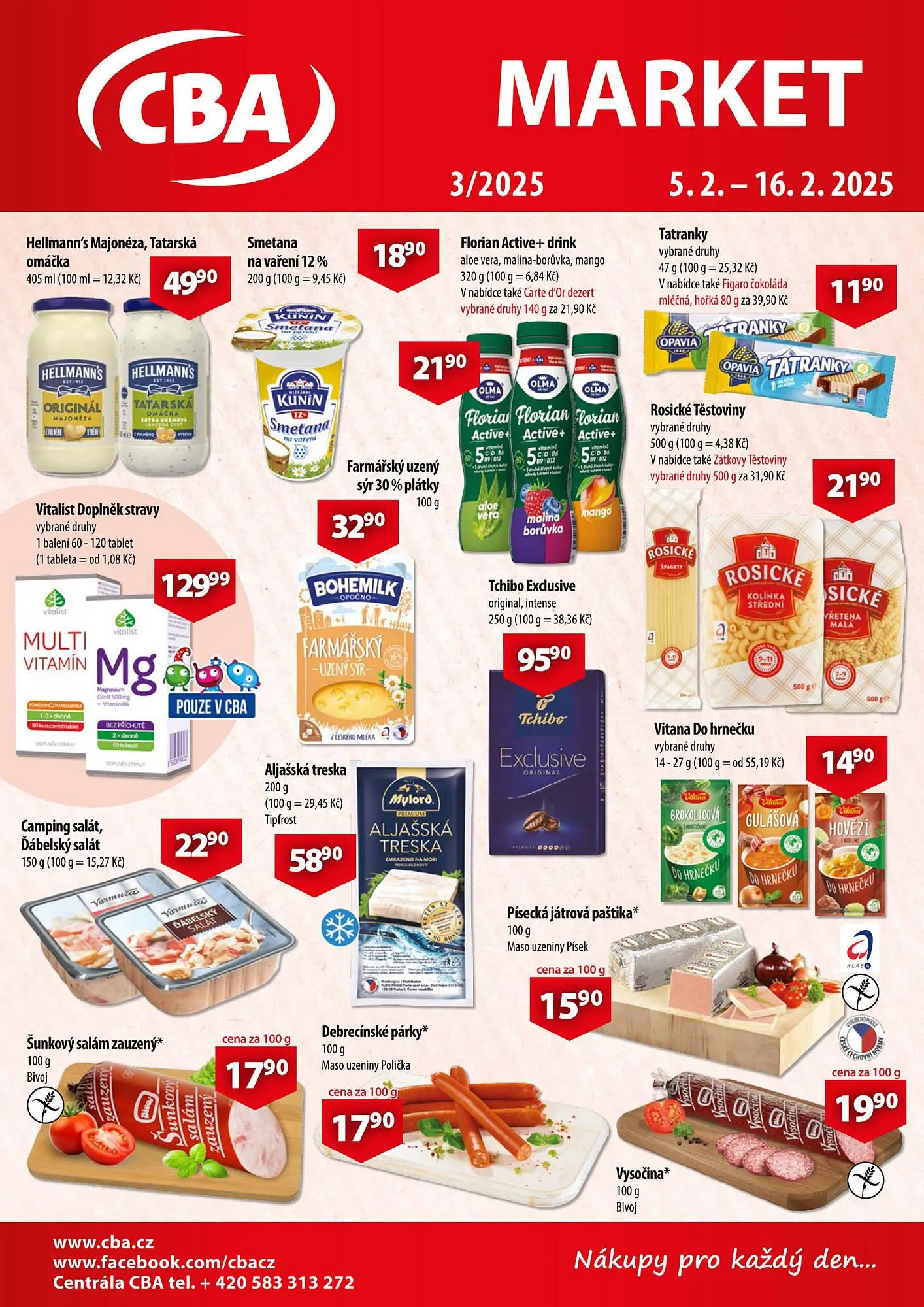 CBA leták - 5. února 16. února 2025 - Page 1