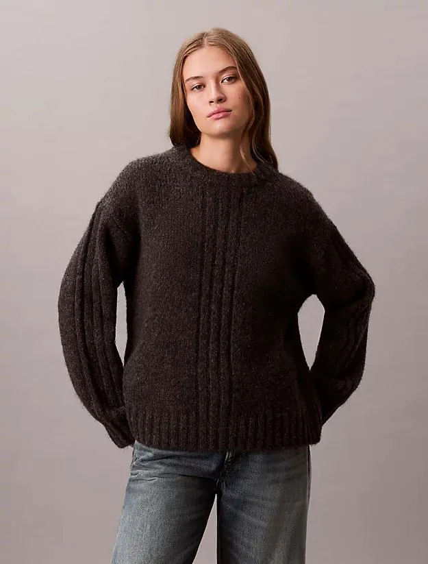 Brushed Blend Pullover Jumper