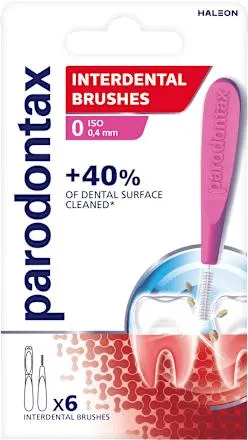 mezizubní kartáčky, velikost 0, 6 ks