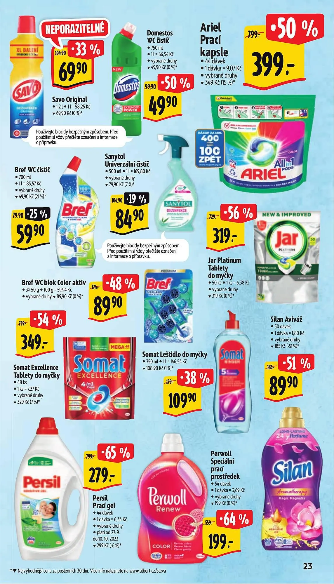 Albert Hypermarket leták - 27. září 3. října 2023 - Page 23
