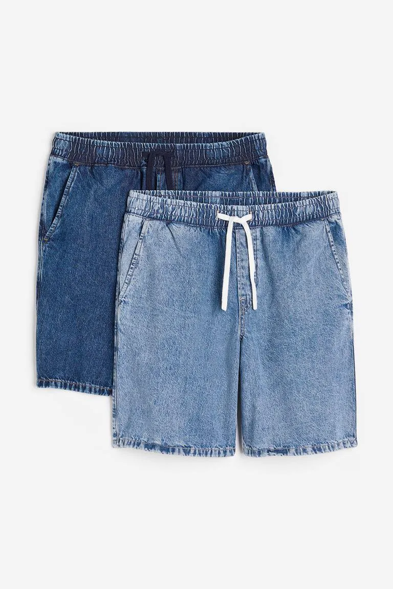 Džínové šortky jogger Regular: balení po 2