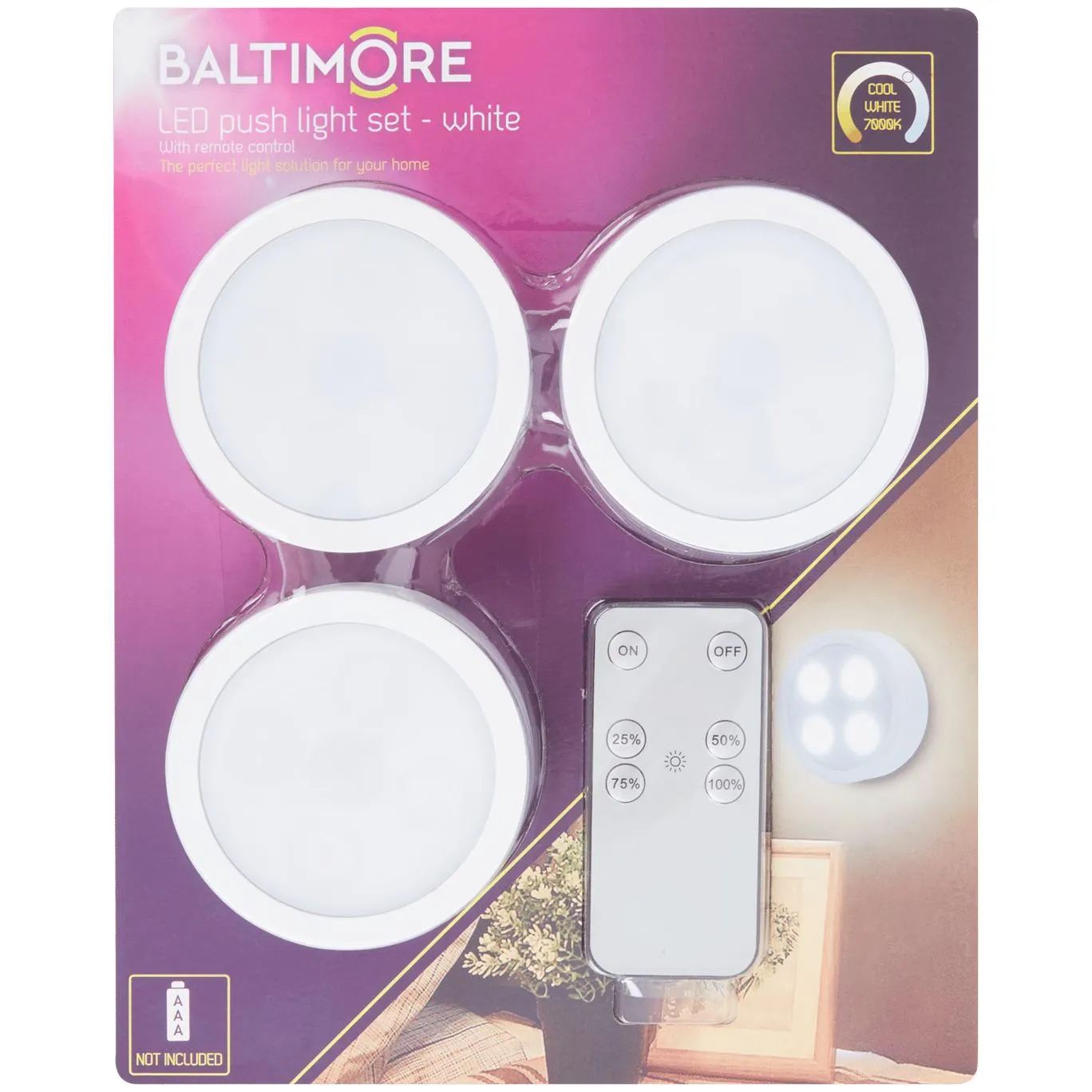 Dotykové lampy s dálkovým ovládáním Baltimore