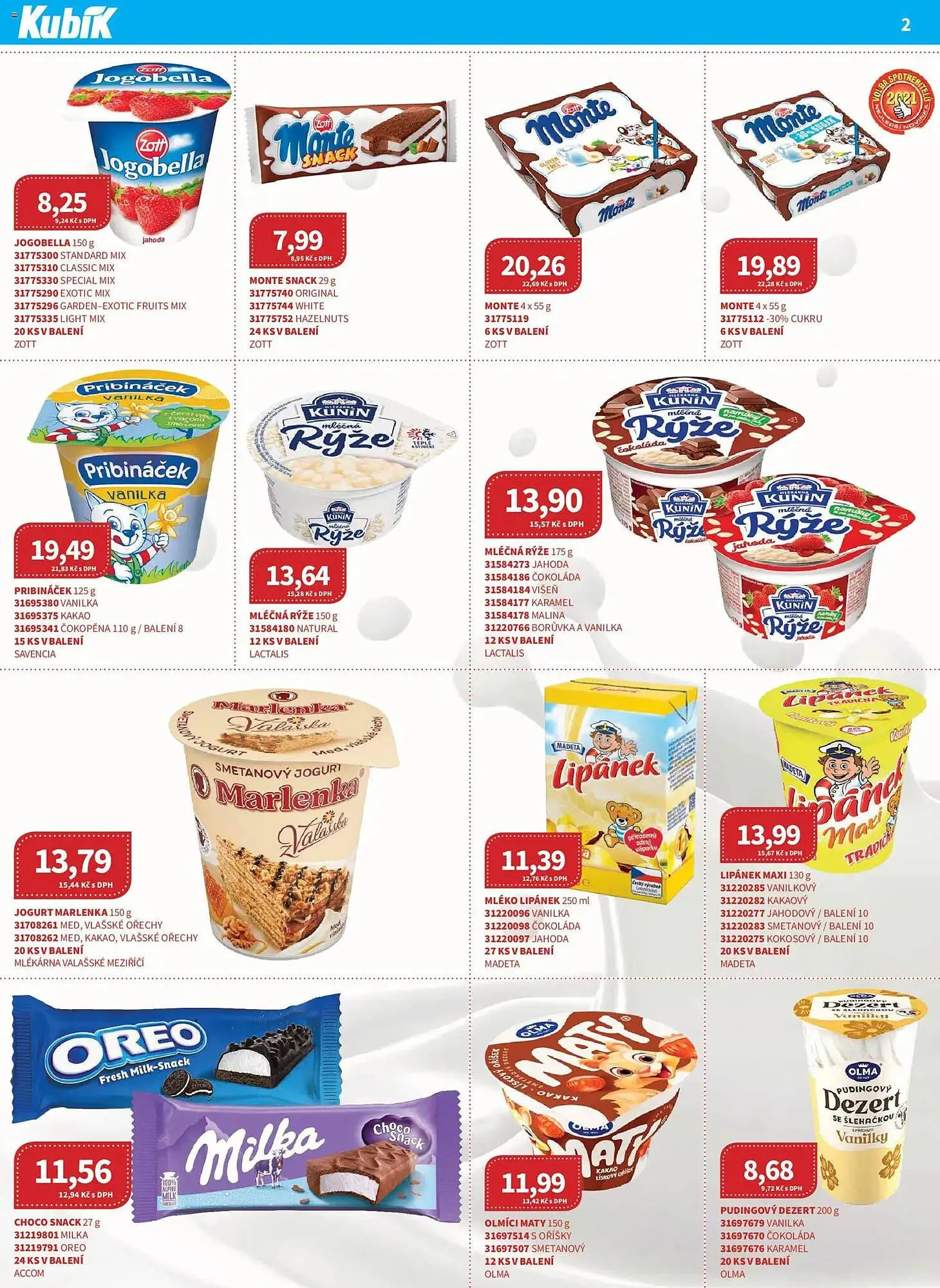 Kubík potraviny leták - 1. dubna 30. dubna 2026 - Page 2