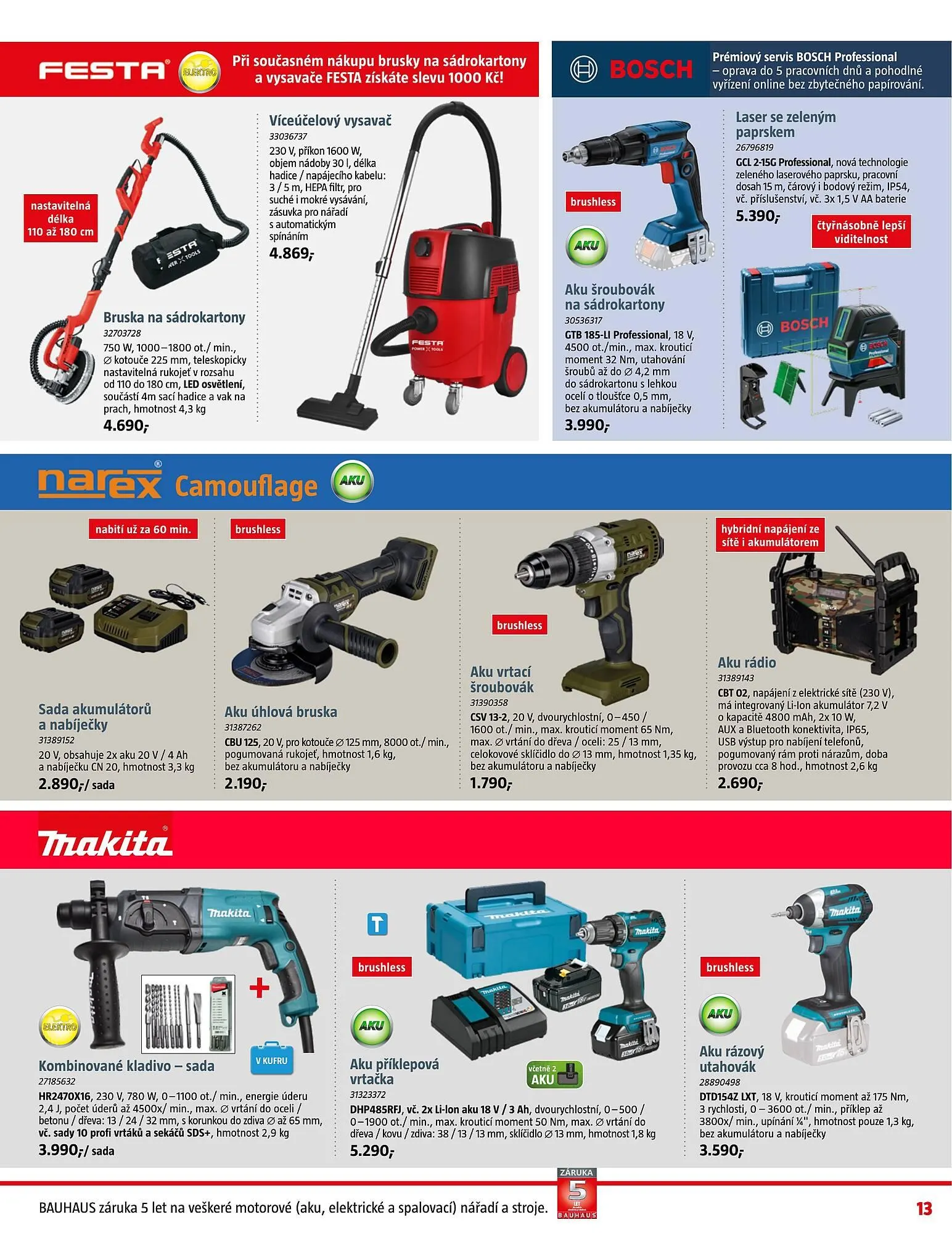 Bauhaus leták - 3. října 30. října 2025 - Page 13