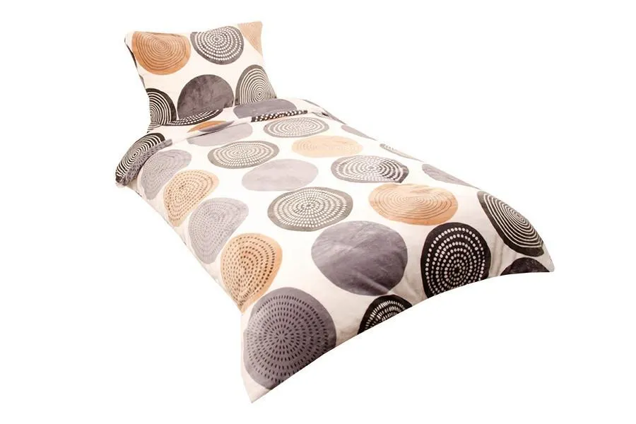 Mikroflanelové povlečení Etno béžové 140x200 cm