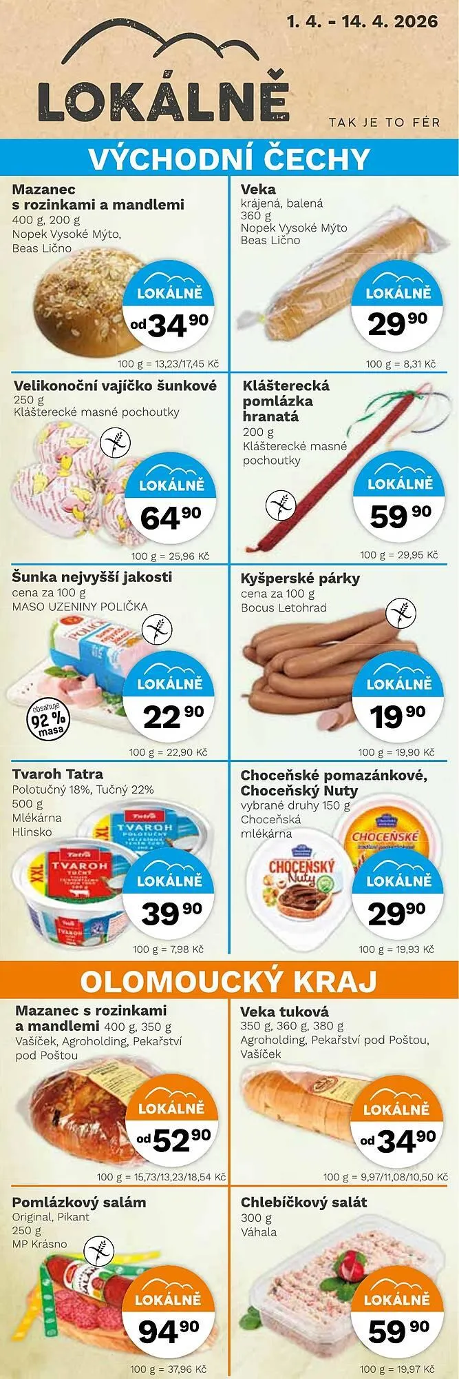 Konzum leták - 1. dubna 14. dubna 2026 - Page 2