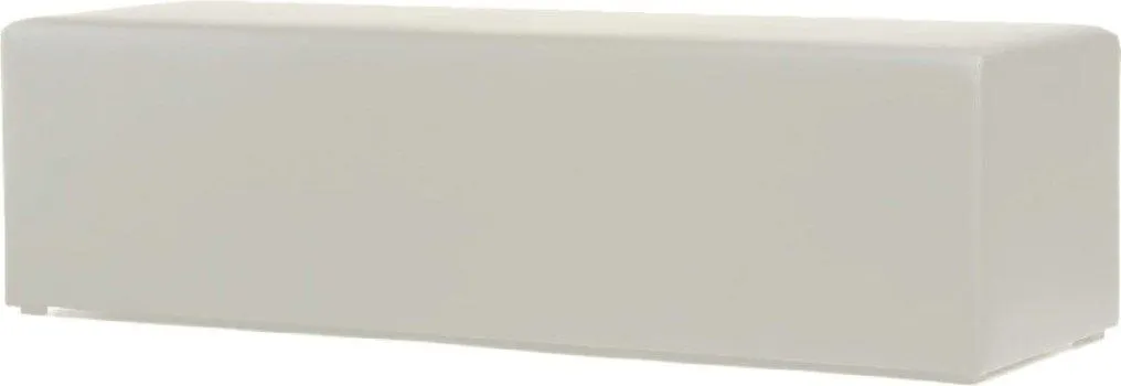 Taburet dlouhý bílý BANC