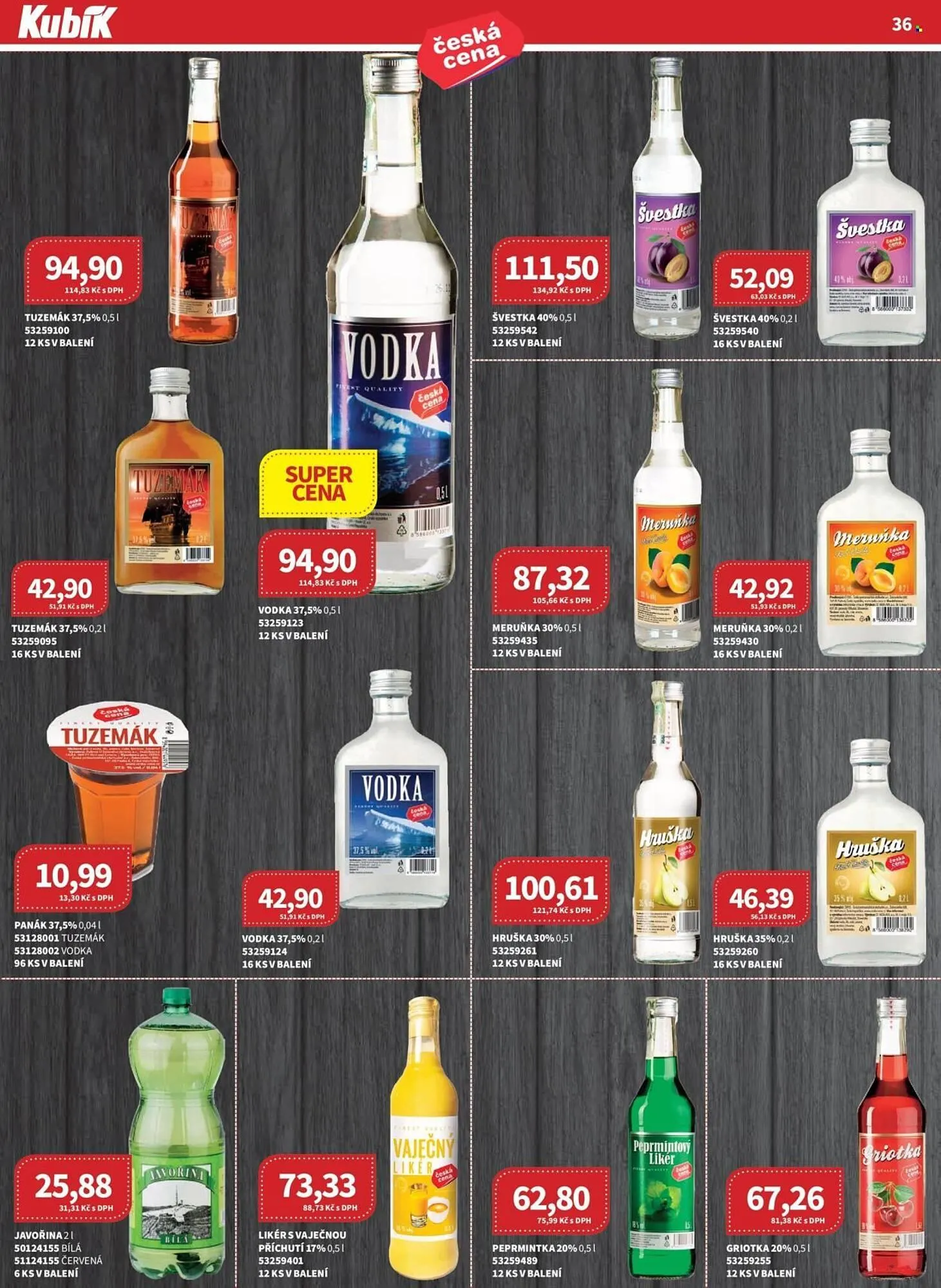 Kubík potraviny leták - 1. listopadu 30. listopadu 2025 - Page 36