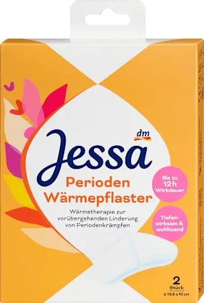 menstruační hřejivá náplast, 2 ks