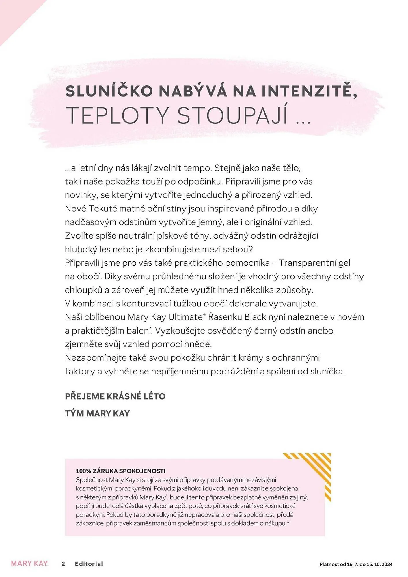 Mary Kay leták - 17. července 31. srpna 2024 - Page 2