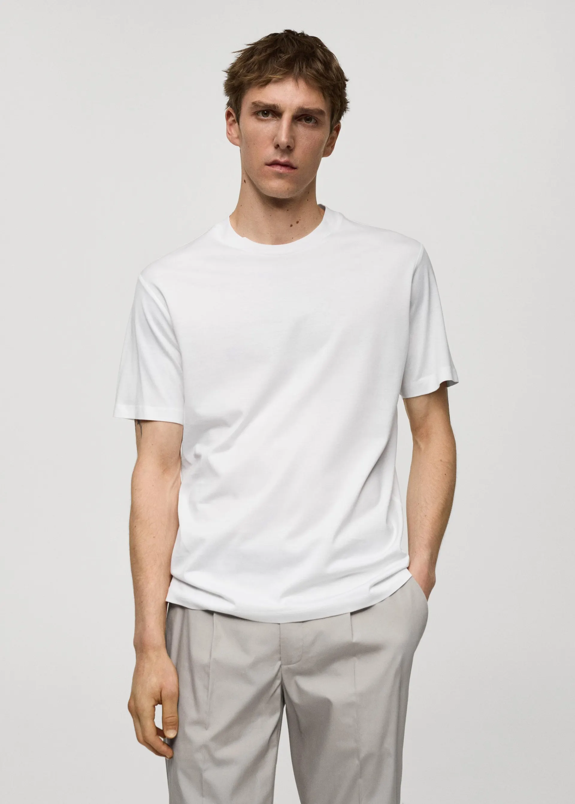 Tričko slim fit 100% bavlna