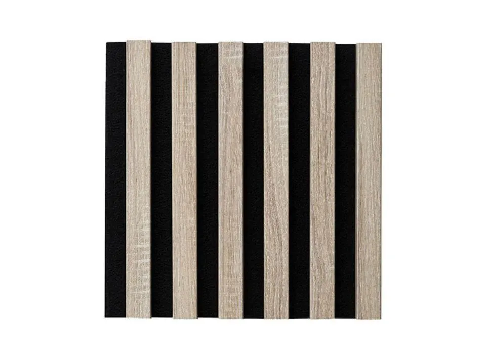 Panel obkladový akustický 3D dub sonoma, 20x300x2700mm, bal.0,81m2