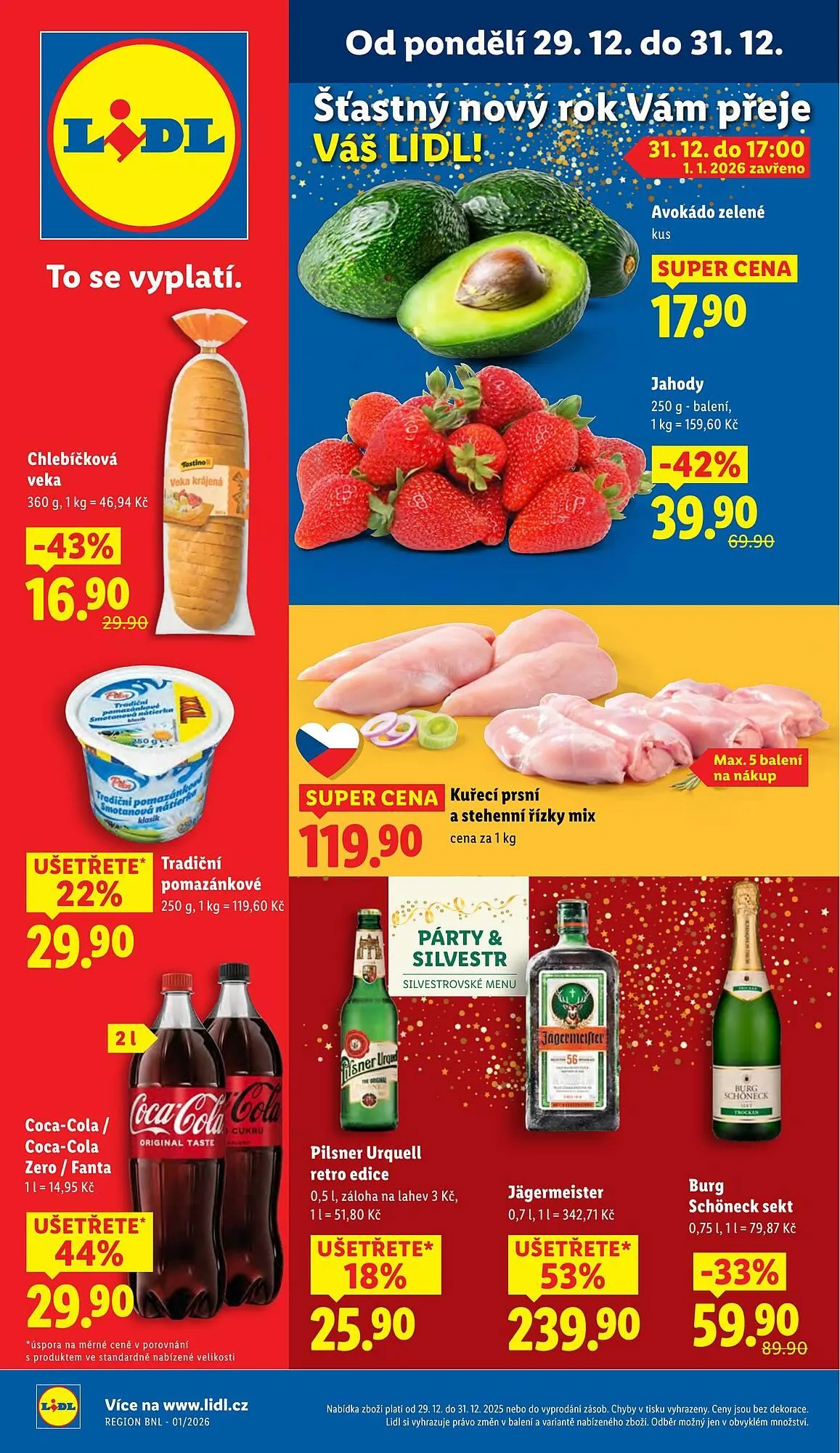 Lidl leták - 29. prosince 31. prosince 2025 - Page 1