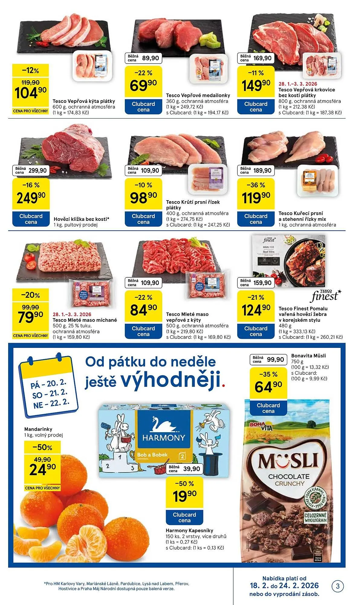 Tesco leták - 18. února 24. února 2026 - Page 3