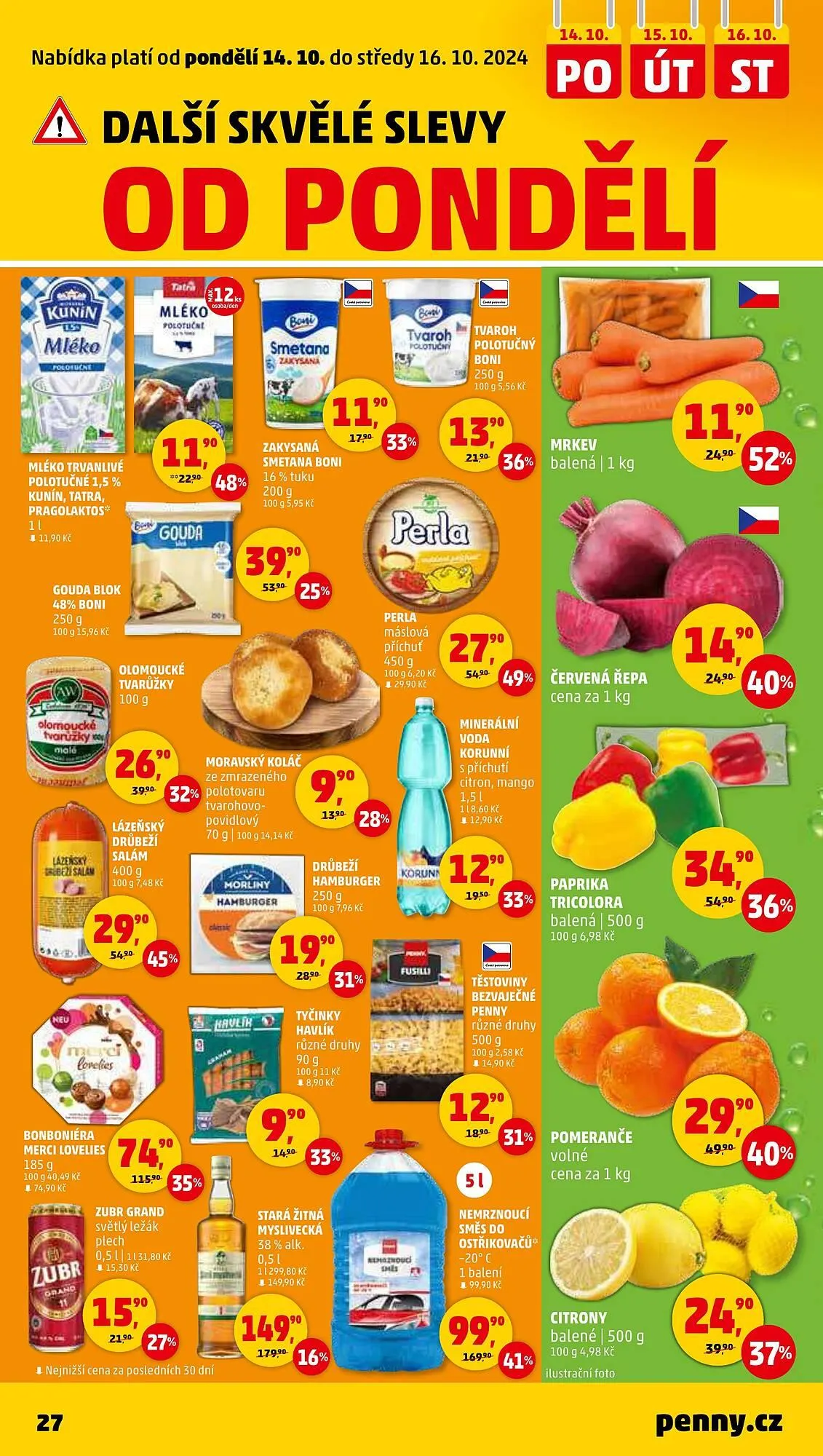 Penny Market leták - 10. října 16. října 2024 - Page 27