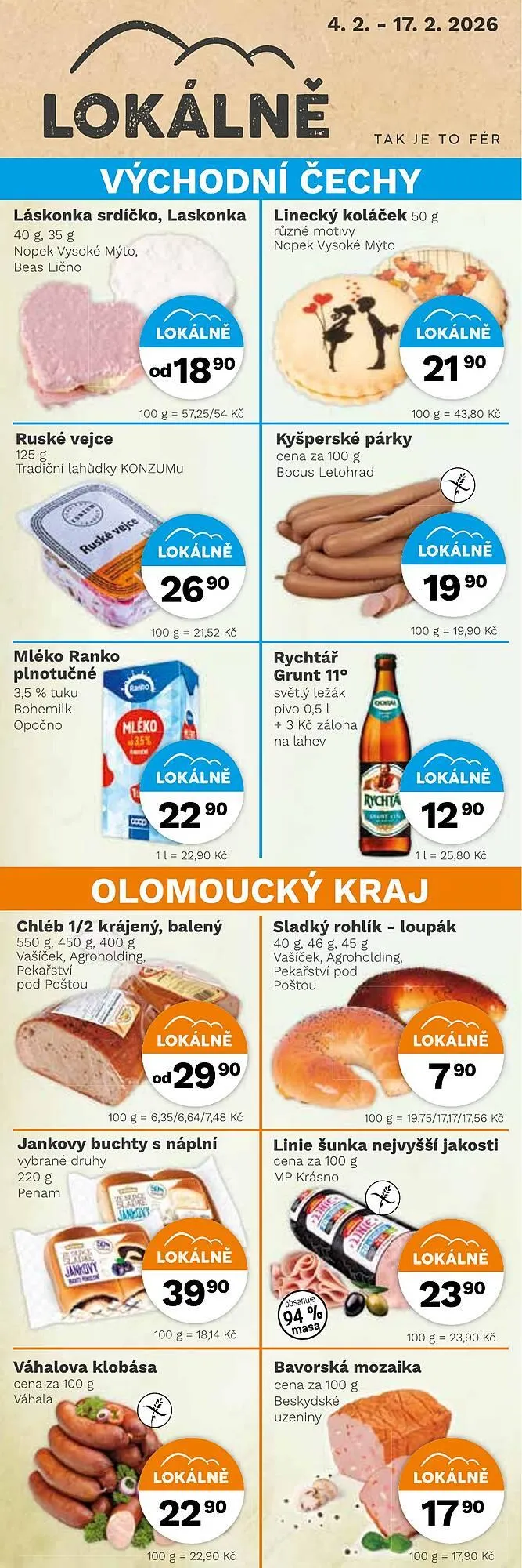 Konzum leták - 4. února 17. února 2026 - Page 2