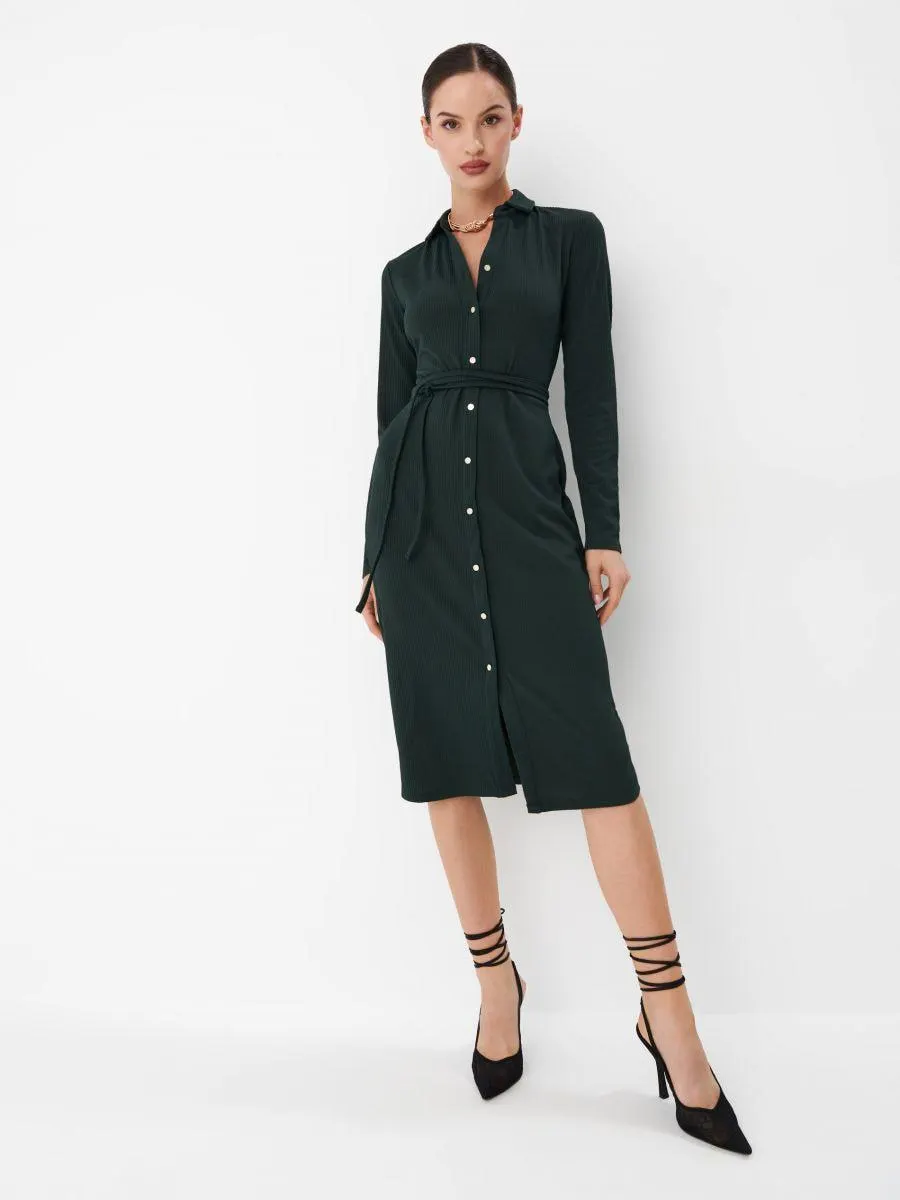 Rochie midi din jerseu