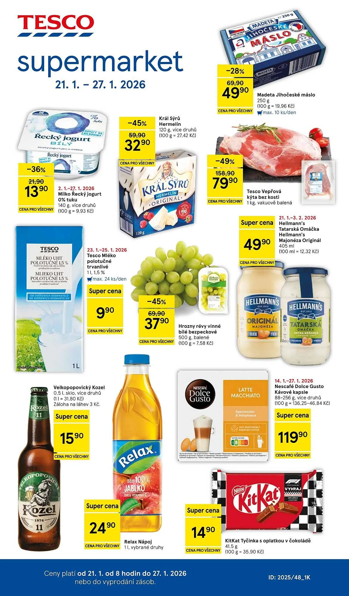 Tesco leták - 21. ledna 27. ledna 2026 - Page 1