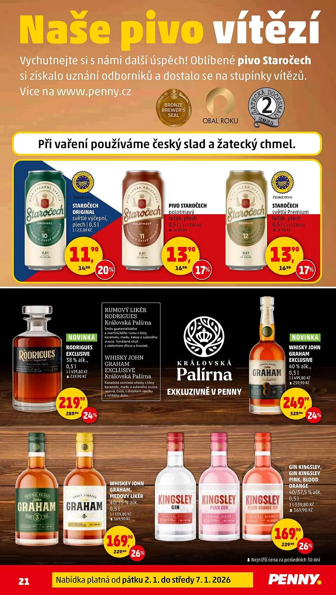 Penny Market leták - 2. ledna 7. ledna 2026 - Page 21